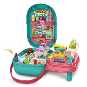 Pretend Play Set for Kids Supermarket Cash Register Pretend Play